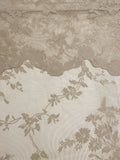 SALE 2 1/4 Vintage Nylon Lace Curtain - Beige