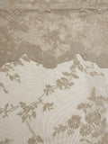 2 1/4 Vintage Nylon Lace Curtain - Beige