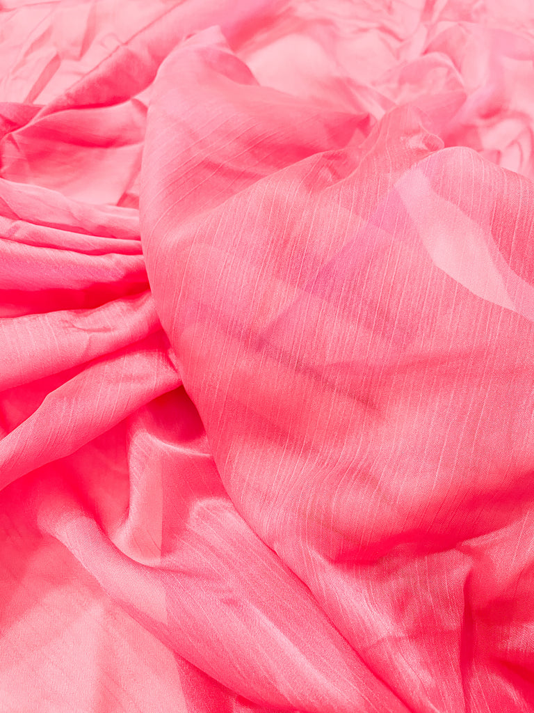 Nylon Chiffon - Iridescent Pink