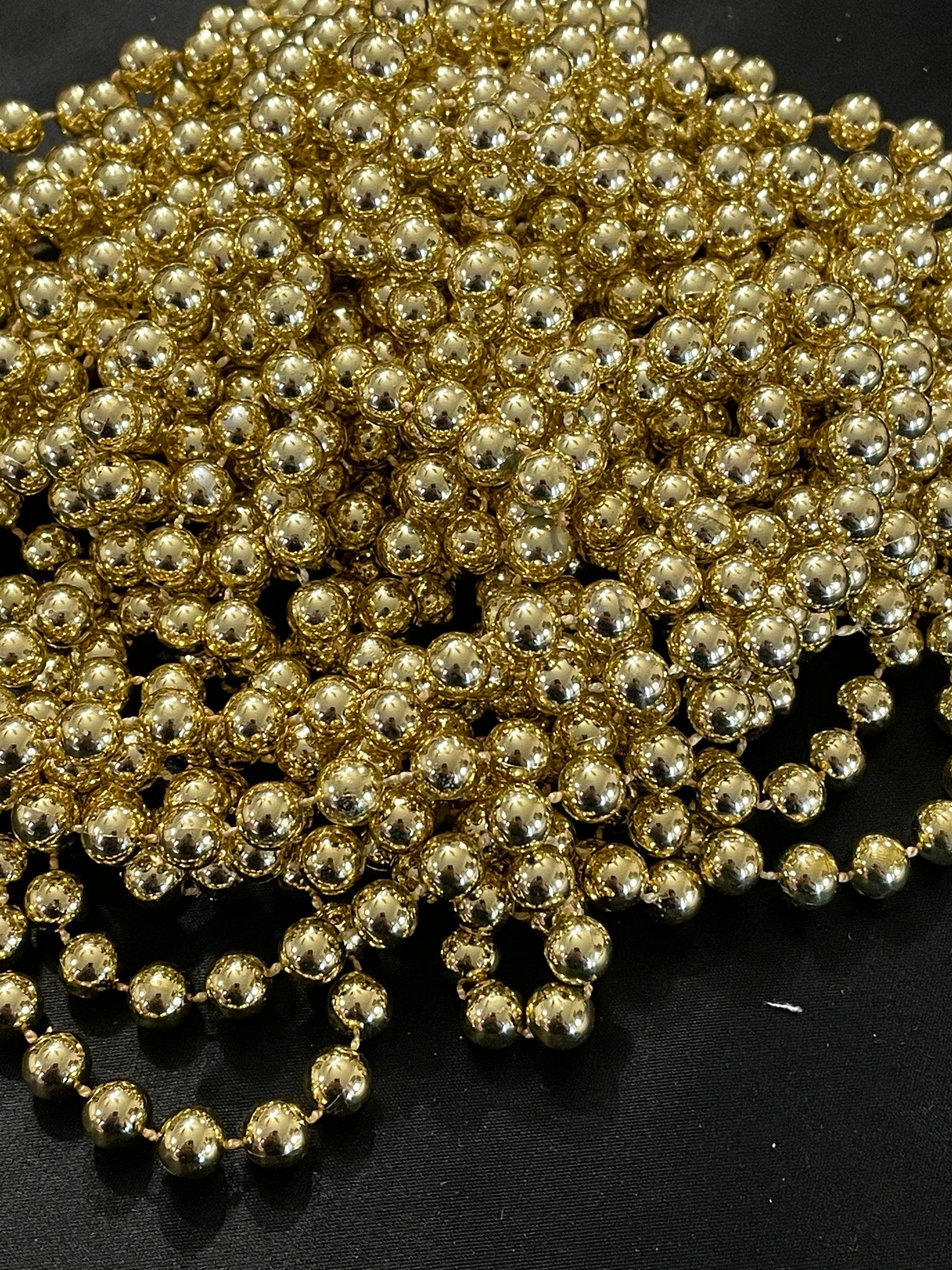 SALE Bundle Plastic Round Beaded Trim - Gold