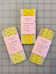 SALE Rick Rack Trim Bundle - Yellow