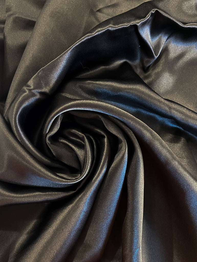 1 1/4 YD Polyester Satin - Black