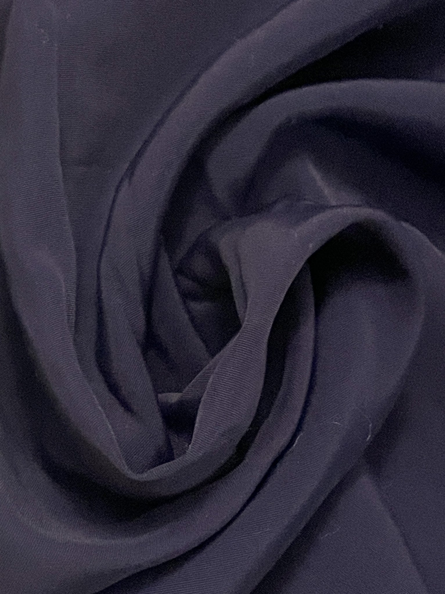 SALE 1 7/8 YD Polyester - Navy Blue