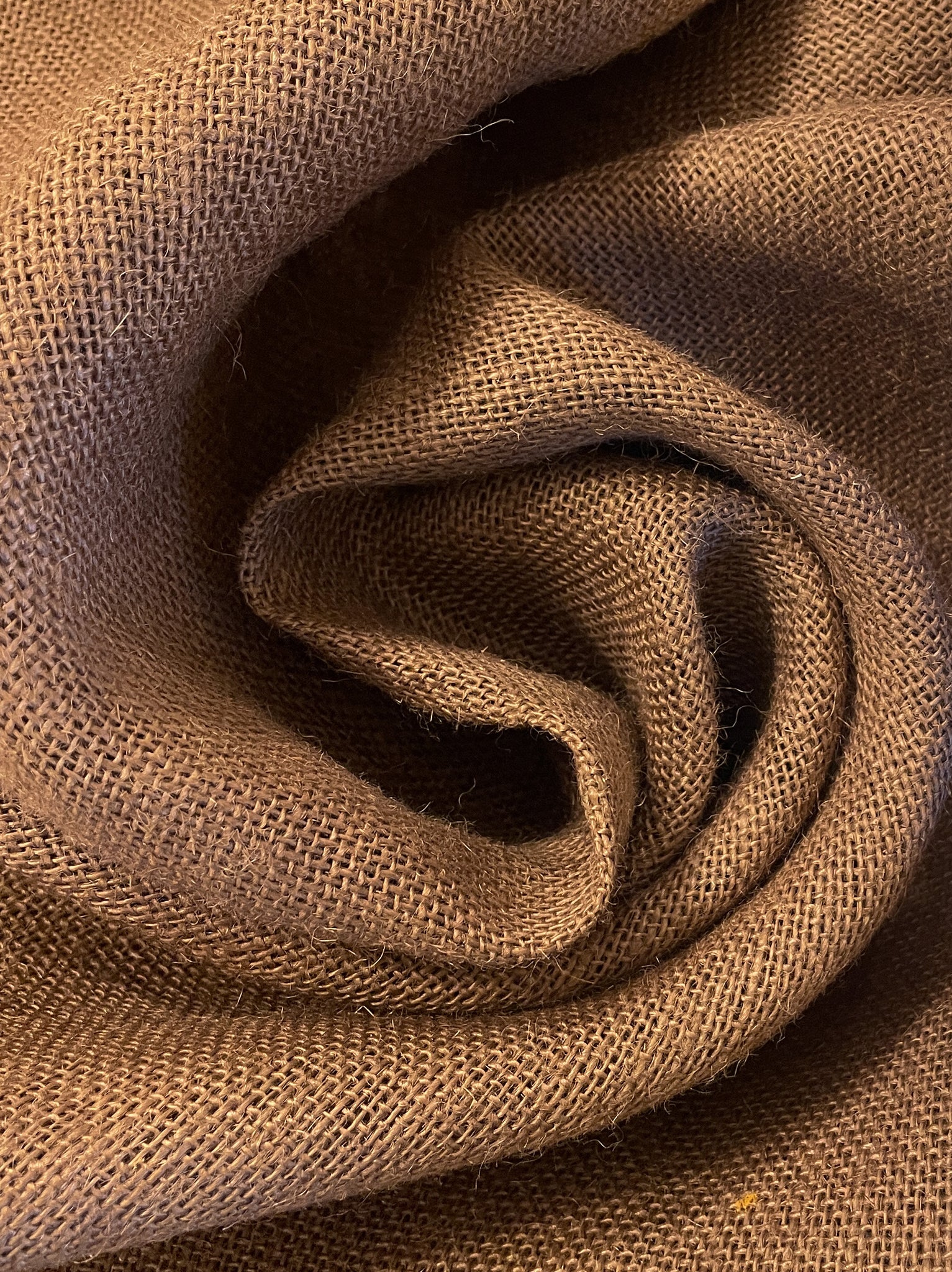 SALE 2 3/4 YD Jute Burlap - Brown