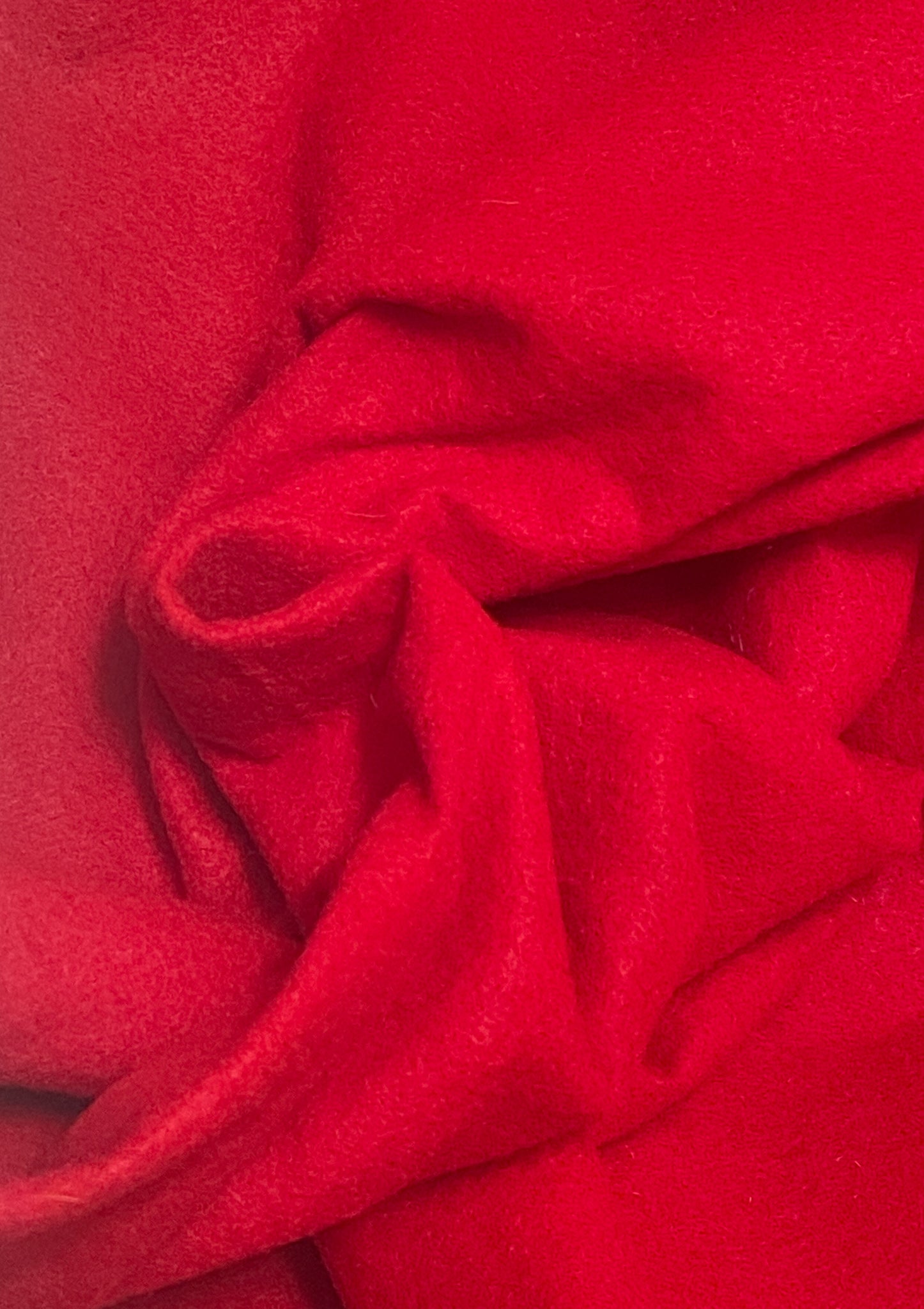 SALE 2+ YD Polyester Felt  - Primary Red