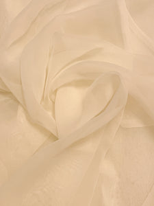 3+ YD Polyester Chiffon Salvaged - Off White