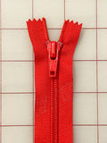 Zipper 8" Coil  - Red