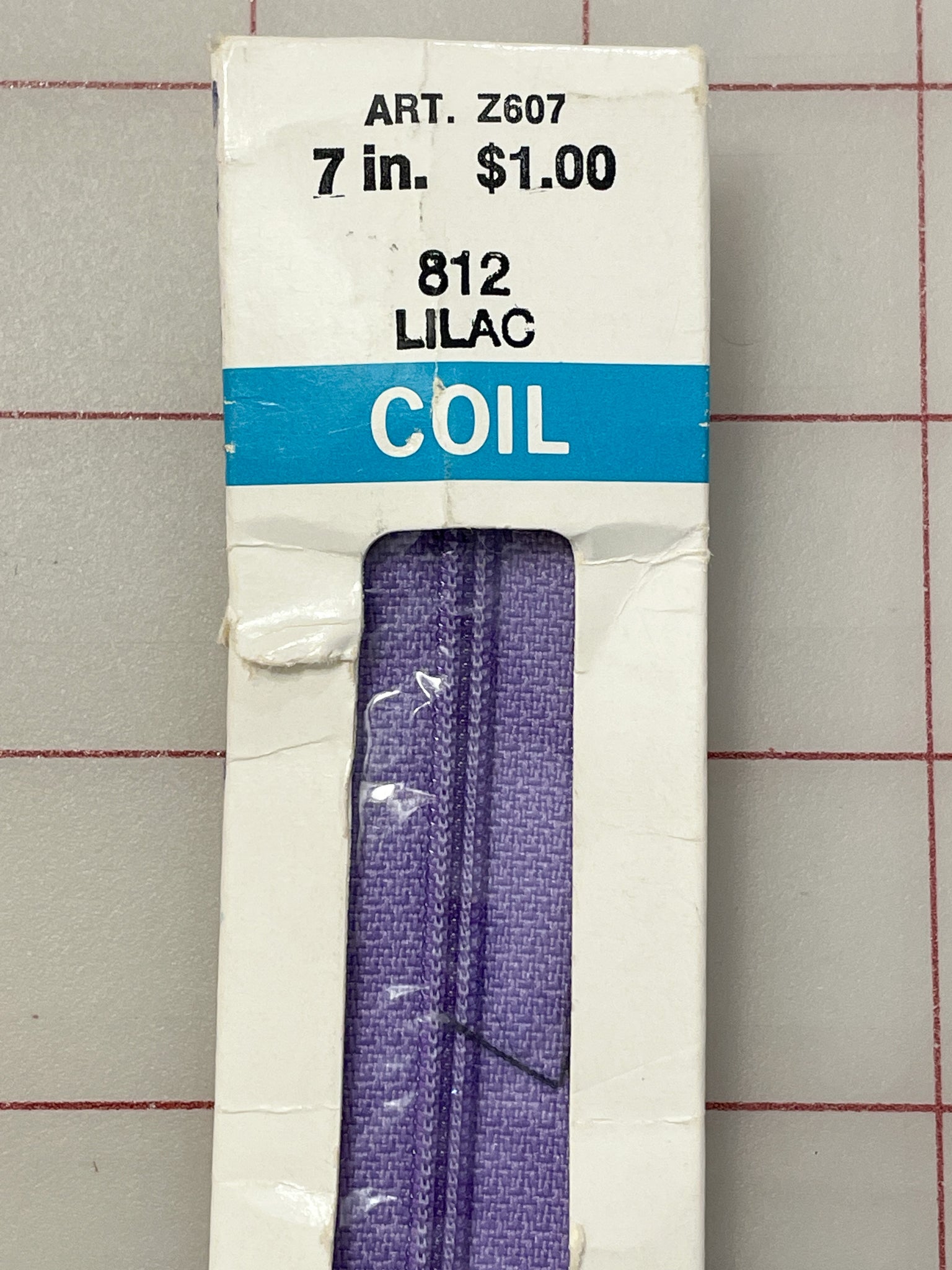 Zipper 7" Coil - Lilac