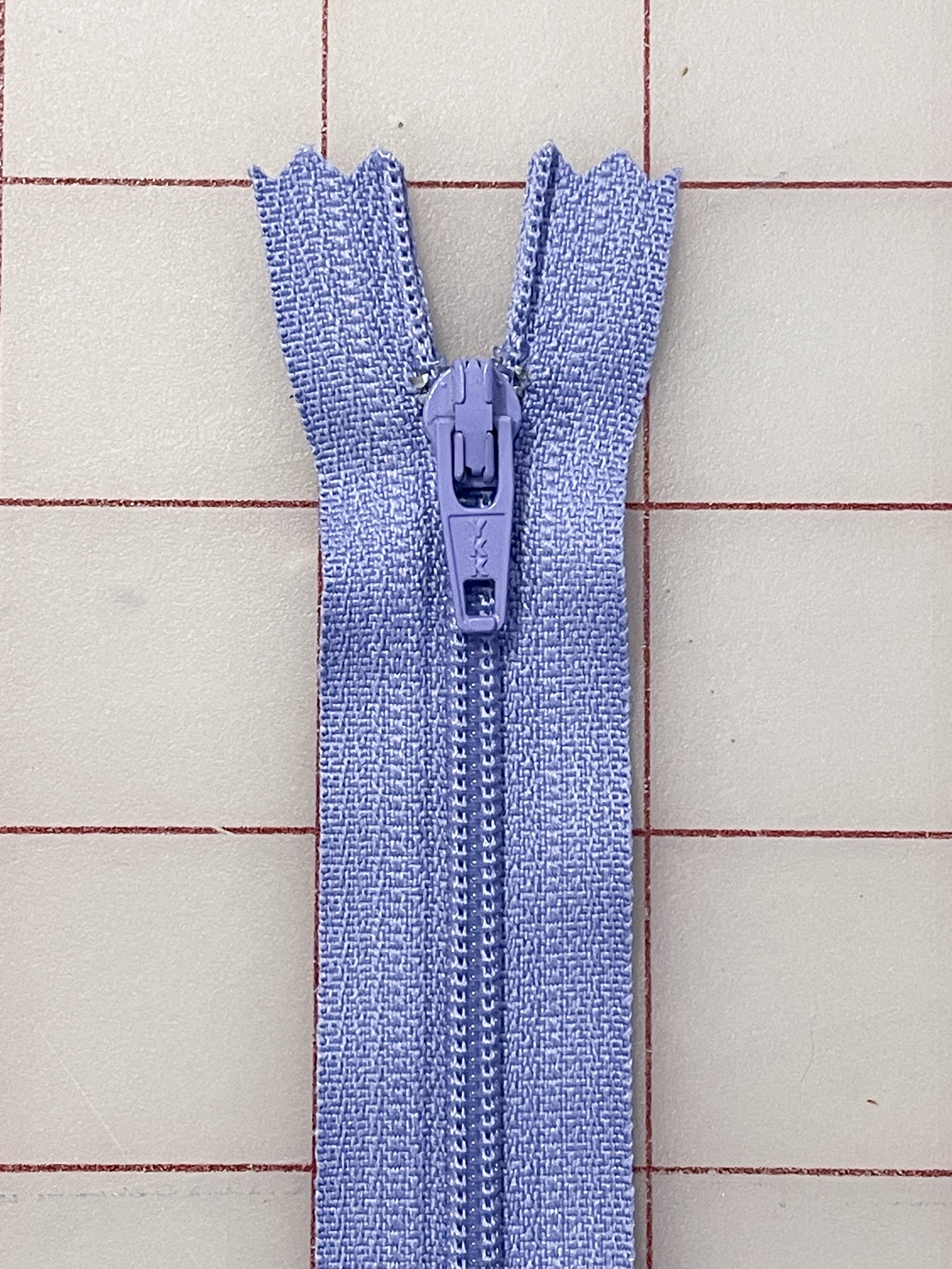 Zipper 6 1/2" Polyester Coil - Purple
