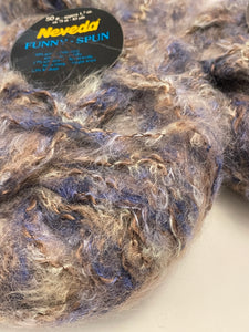 Yarn Acrylic/Wool/Mohair Bundle - Blue, Gray, Tan