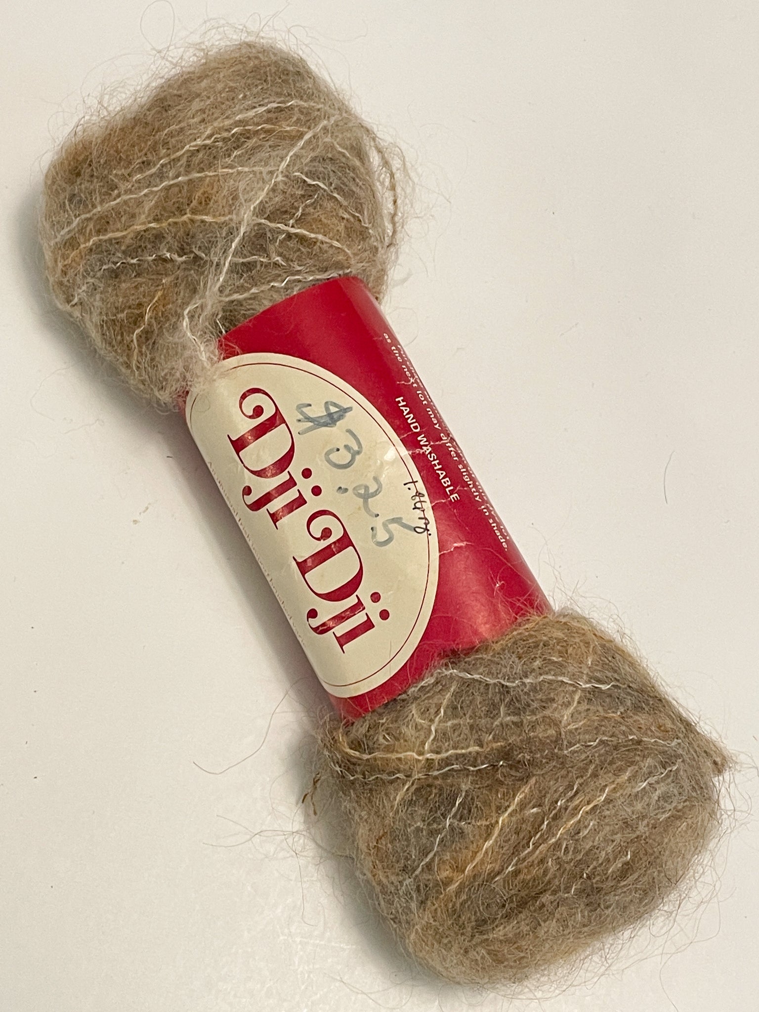 SALE Yarn Vintage Wool/Viscose Blend - Brushed Variegated Beige