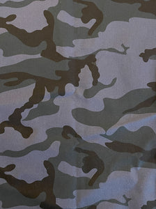 2 5/8+ YD Cotton Camouflage - Blues and Black