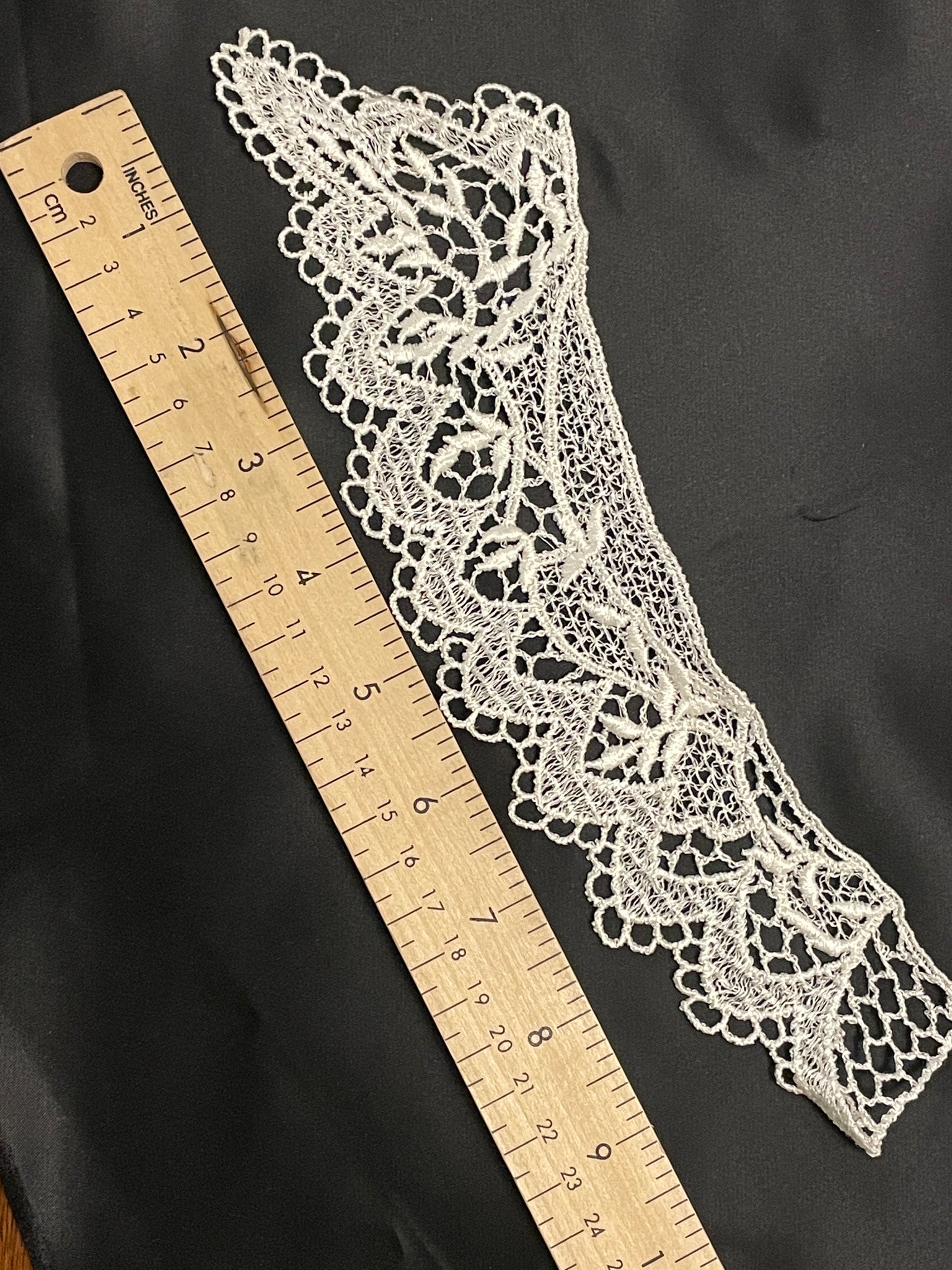 SALE Lace Collar Half Left Side Only - Off White