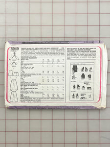 1979 Simplicity 8949 Pattern - Toddler's Knit Top, Sweatshirt, Shorts and Pants
