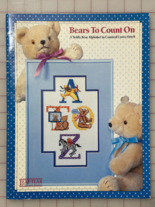 1983 Cross Stitch Book - "Bears To Count On"