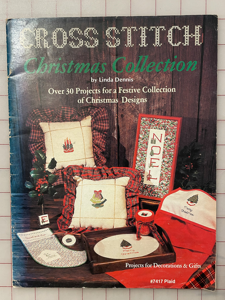 1981 Cross Stitch Book - Cross Stitch Christmas Collection
