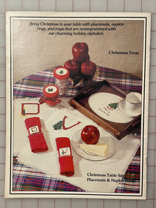 SALE 1981 Cross Stitch Book - "Cross Stitch Christmas Collection"