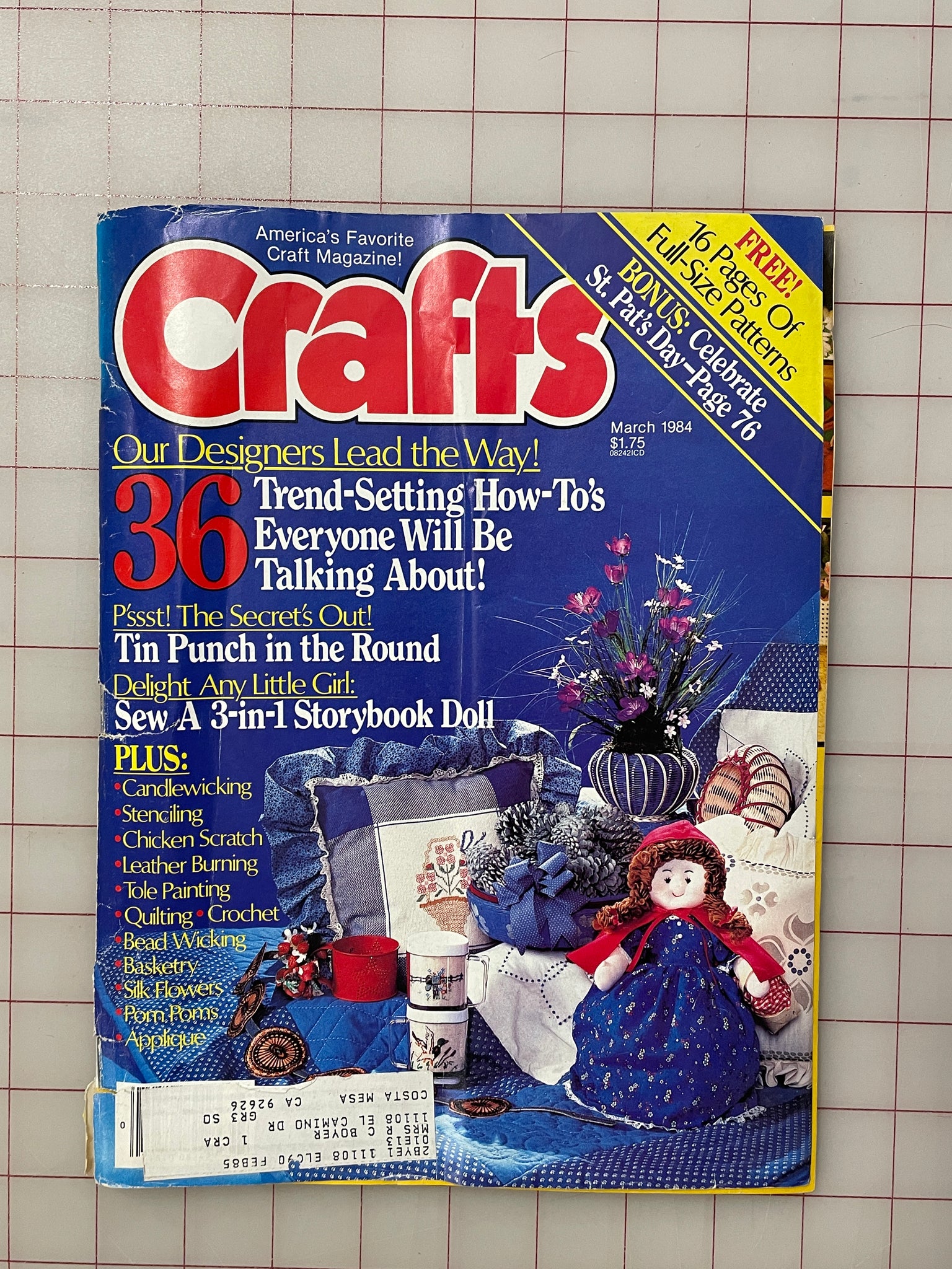 SALE 1980's Craft Magazine Bundle - "Crafts"