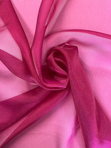 Polyester Organza - Cranberry Red