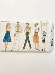 SALE 1980's Vogue 8021 Pattern - Pants and Skirt FACTORY FOLDED