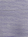 1 YD Polyester Knit Vintage - White and Heather Purple Stripes
