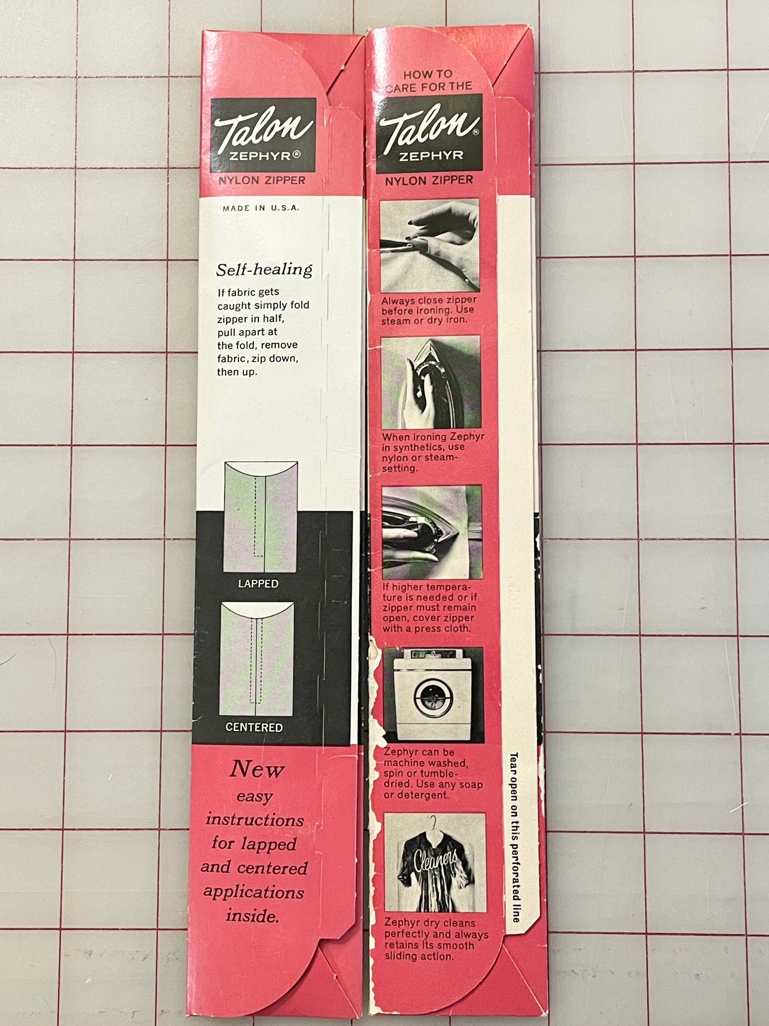 SALE Zipper Vintage Nylon 7" Long - Coil