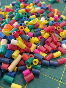 Plastic Bead Bundle - Multi Colored