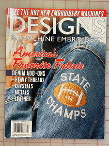 2018 Designs in Machine Embroidery Magazine September/October Issue