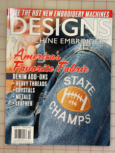 2018 Designs in Machine Embroidery Magazine September/October Issue