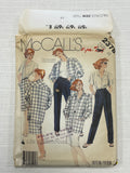 1986 McCall's 2378 Pattern: Jacket, Blouse, Skirt and Pants FACTORY FOLDED