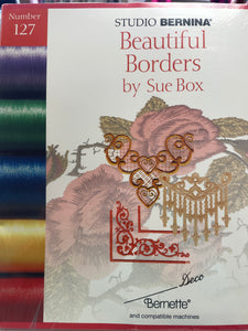 Studio Bernina Embroidery Card 127 - Beautiful Borders by Sue Box