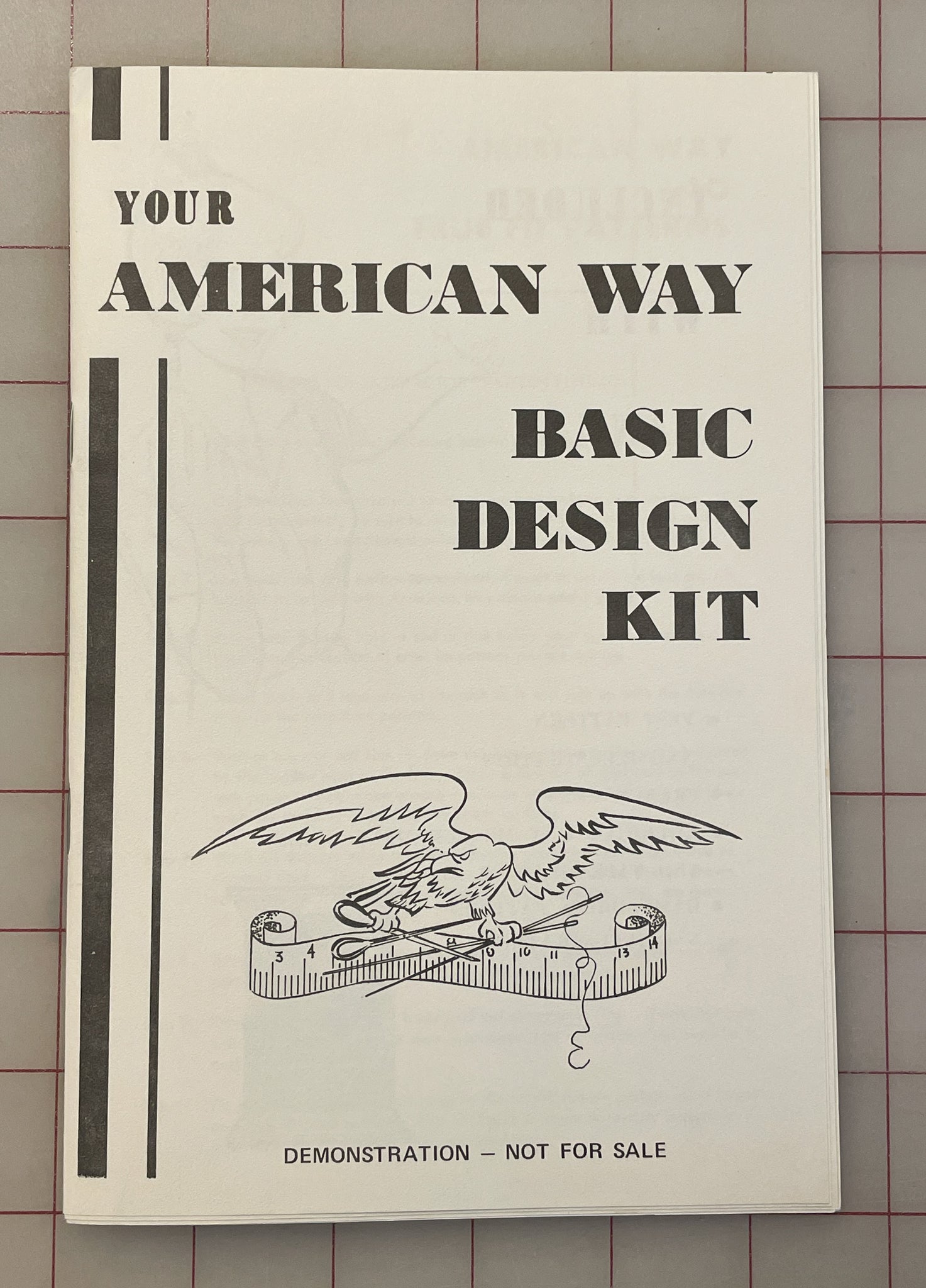 SALE 1969 Book - Your American Way Basic Design Kit