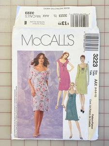 2001 McCall's 3223 Pattern - Dress FACTORY FOLDED