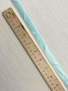 SALE 1 1/2 YD Polyester Double Satin Ribbon Vintage - Light Blue
