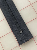 Zipper Coil 9" Long - Black