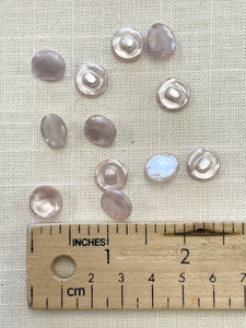 Buttons Set of 12 - Pearlized Pale Lavender