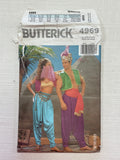 1990 Butterick 4969 Pattern - Genie and Aladdin Costumes