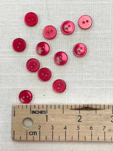 Buttons Set of 12 - Pink