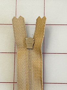 Zipper Polyester 10" Coil - Tan
