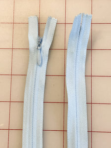 Zipper Polyester 23" Invisible - Light Blue