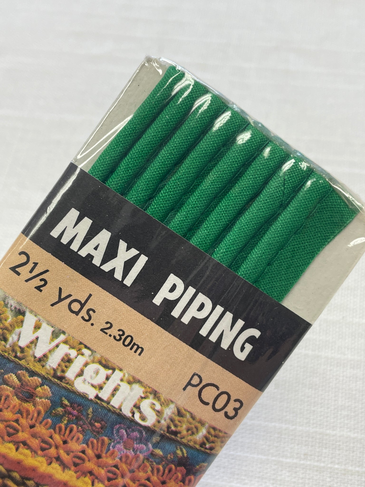 2 1/2 YD Poly/Cotton Piping - Green