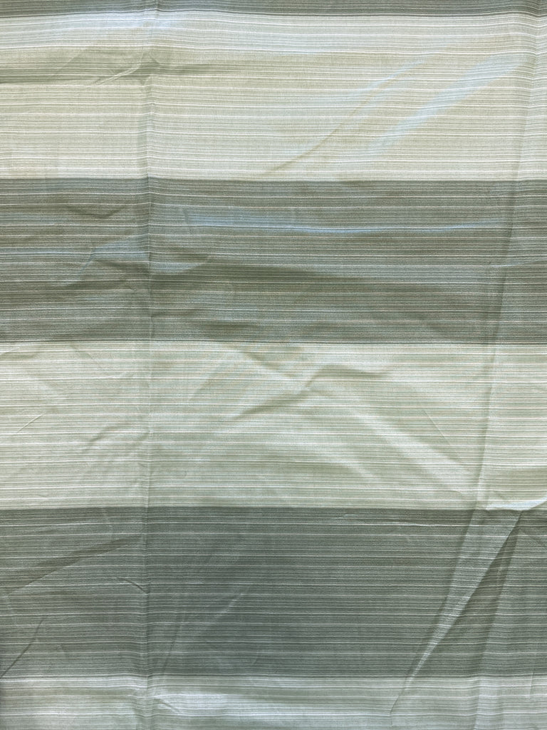 2 3/4 YD Polyester Print - Multi Green Striated Stripe