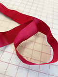SALE 1 1/2 YD Ribbon Polyester Grosgrain - Burgundy