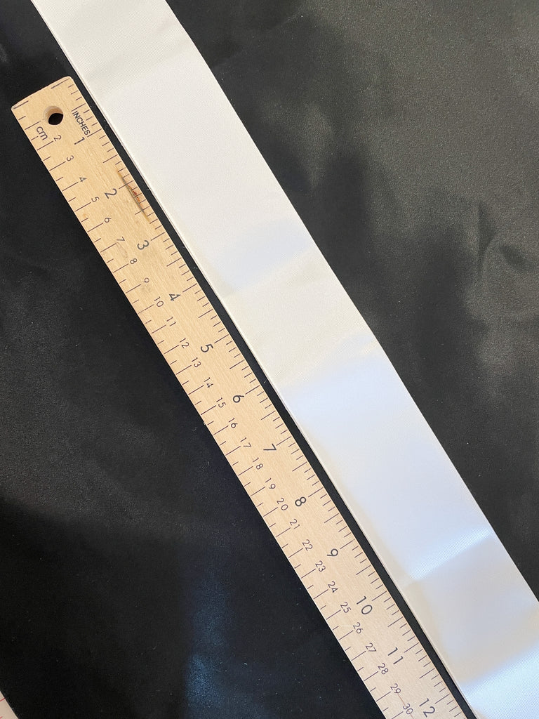 Dark Silver Satin Ribbon Binding (2-inch)