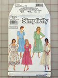 1990 Simplicity 7000 Pattern - Dress FACTORY FOLDED