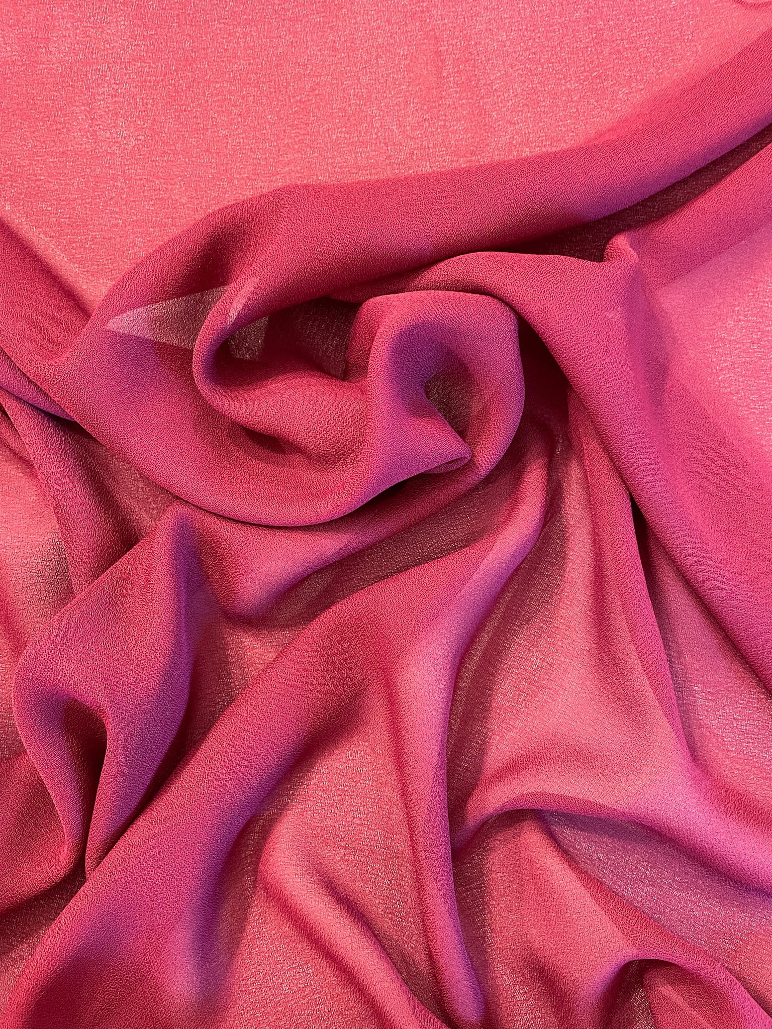 SALE Polyester Georgette - Maroon