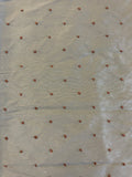 1 YD Polyester Taffeta - Blue and Brown Iridescent with Brown Ribbon Knots