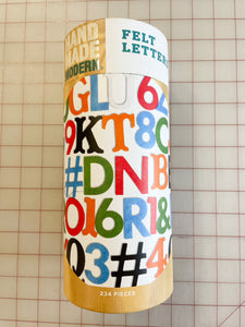 SALE Felt Letters - Various Colors and Fonts
