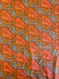 Quilting Cotton - Mottled Autumn Colors over Flowers