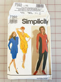 1991 Simplicity 7392 Pattern - Jacket, Skirt and Pants FACTORY FOLDED